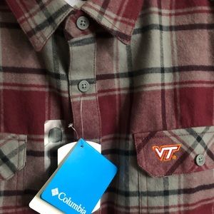 Virginia Tech Columbia flannel